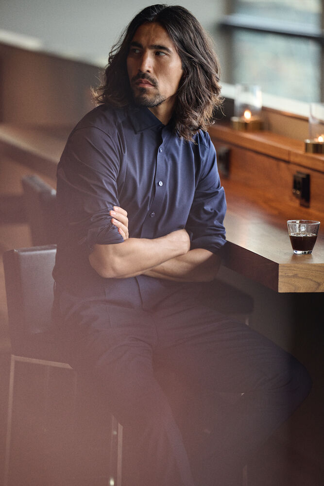 Chemises personnalisable J. HARVEST & FROST IB132 Interlock Knit
Chemise Slim Fit Hommes