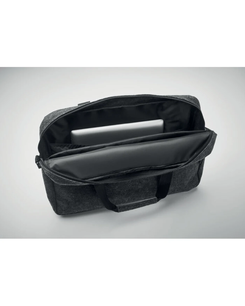 Tassen & Zakken 4DO 15 inch RPET vilten laptoptas voor bedrukking &amp; borduring