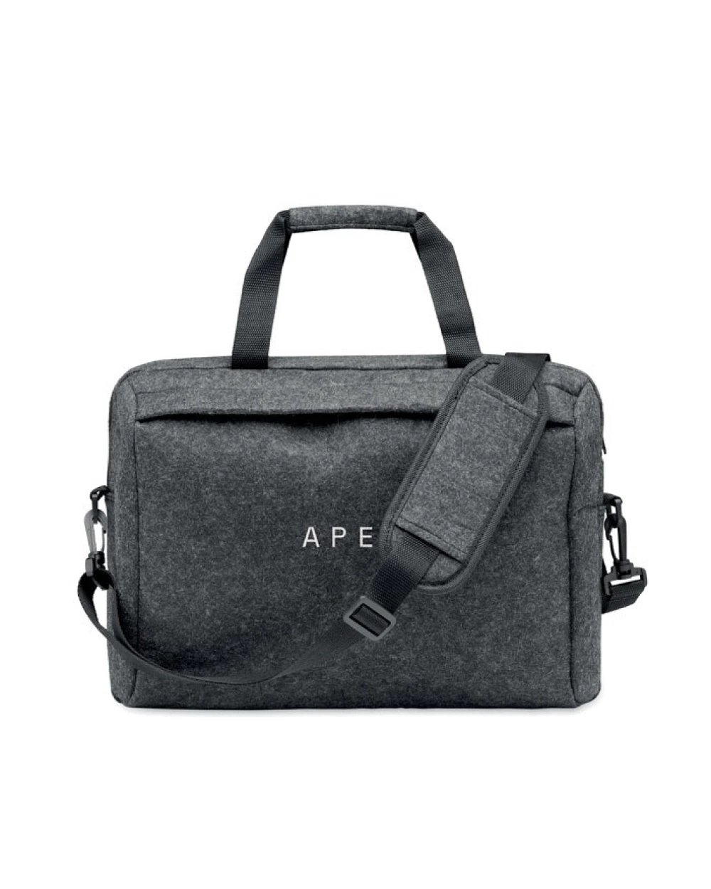Tassen & Zakken 4DO 15 inch RPET vilten laptoptas voor bedrukking &amp; borduring