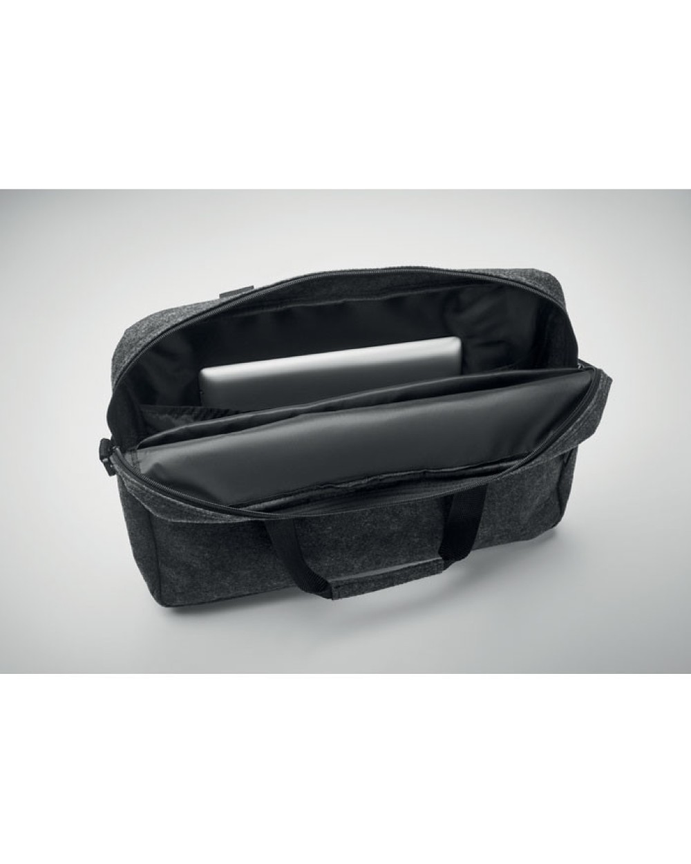 Tassen & Zakken 4DO 15 inch RPET vilten laptoptas voor bedrukking &amp; borduring