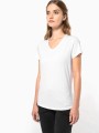 T-Shirts à personnaliser KARIBAN T-shirt col V manches courtes femme 