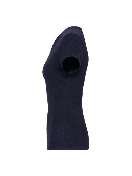 KARIBAN T-shirt col V manches courtes femme /api/colors/b68891a9-1d28-4f7a-8deb-775c45027afd personnalisable