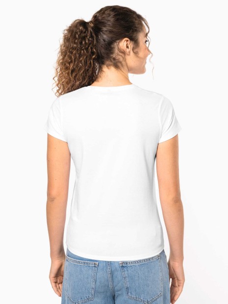 T-Shirts à personnaliser KARIBAN T-shirt col V manches courtes femme 