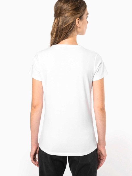 T-Shirts à personnaliser KARIBAN T-shirt col V manches courtes femme 