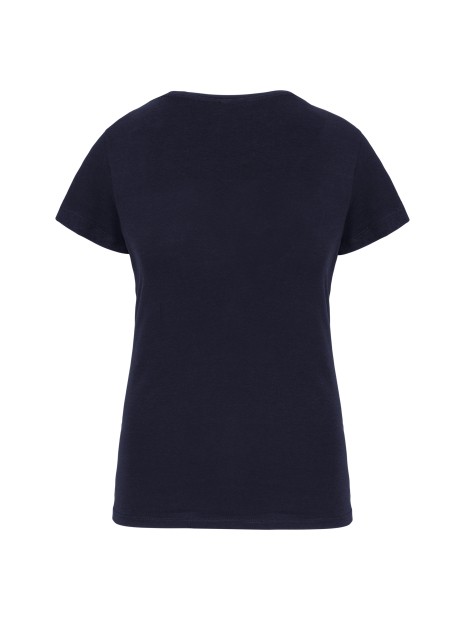 KARIBAN T-shirt col V manches courtes femme /api/colors/b68891a9-1d28-4f7a-8deb-775c45027afd personnalisable