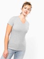 T-Shirts à personnaliser KARIBAN T-shirt col V manches courtes femme 