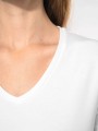 T-Shirts à personnaliser KARIBAN T-shirt col V manches courtes femme 