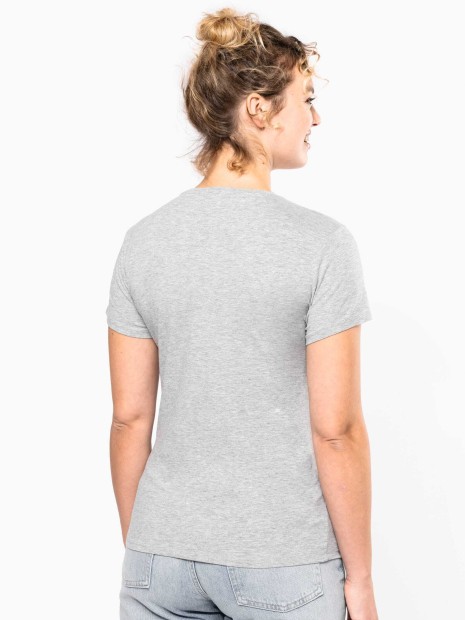 T-Shirts à personnaliser KARIBAN T-shirt col V manches courtes femme 