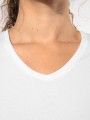 T-Shirts à personnaliser KARIBAN T-shirt col V manches courtes femme 