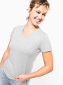 T-Shirts à personnaliser KARIBAN T-shirt col V manches courtes femme 