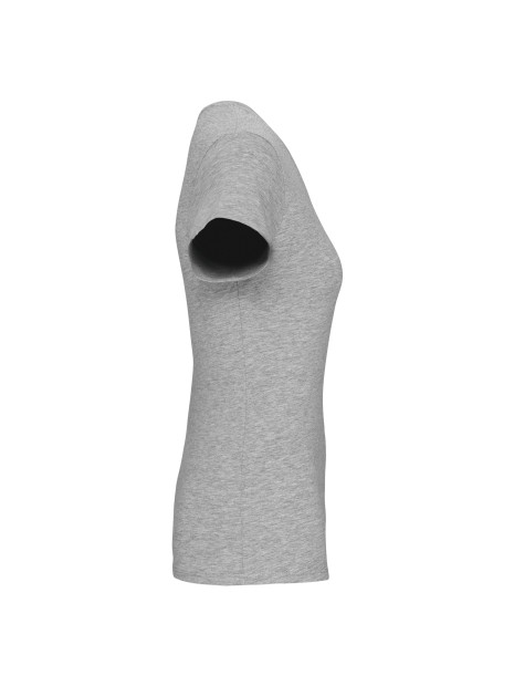 KARIBAN T-shirt col V manches courtes femme /api/colors/b32e3fc9-6c21-4435-b3bf-594ccdf083c3 personnalisable