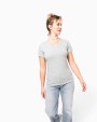 T-Shirts personnalisable KARIBAN T-shirt col V manches courtes femme