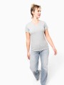 T-Shirts à personnaliser KARIBAN T-shirt col V manches courtes femme 