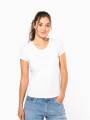 T-Shirts à personnaliser KARIBAN T-shirt col V manches courtes femme 