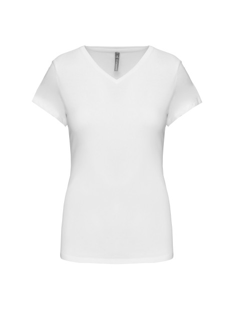 KARIBAN T-shirt col V manches courtes femme /api/colors/7a92cd2d-10d2-40b4-928b-296bb7487506 personnalisable