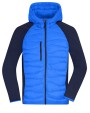 Vestes personnalisable JAMES & NICHOLSON Men´s Hybrid Jacket