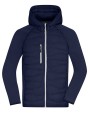 Vestes personnalisable JAMES & NICHOLSON Men´s Hybrid Jacket