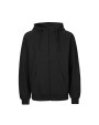 Sweaters & hoodies NEUTRAL UNISEX TIGER COTTON HOODIE WITH ZIP voor bedrukking &amp; borduring