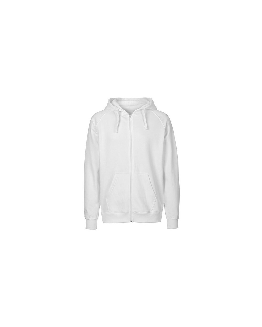 NEUTRAL UNISEX TIGER COTTON HOODIE WITH ZIP Sweatshirts personalisierbar