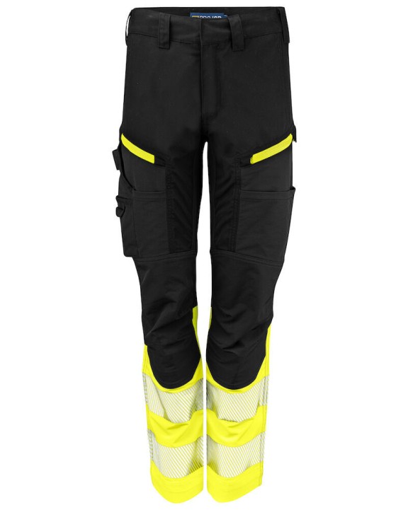 Pantalons personnalisable PROJOB 6538 PANTALON DE SERVICE STRETCH FEMME EN ISO 20471 CLASSE 1