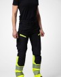 Pantalons personnalisable PROJOB 6538 PANTALON DE SERVICE STRETCH FEMME EN ISO 20471 CLASSE 1