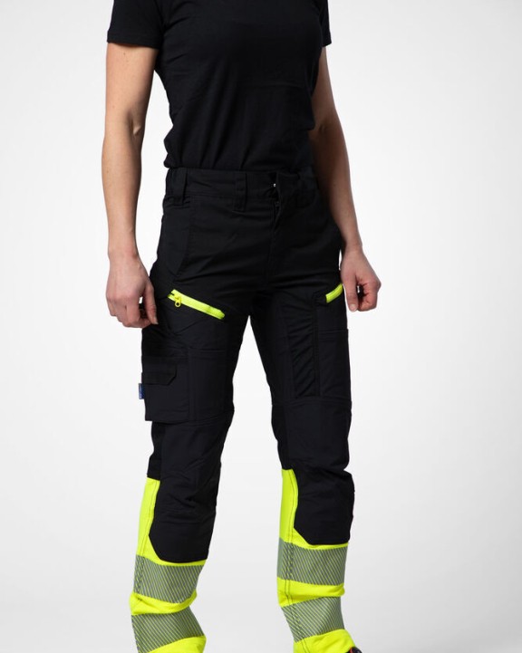 Pantalons personnalisable PROJOB 6538 PANTALON DE SERVICE STRETCH FEMME EN ISO 20471 CLASSE 1