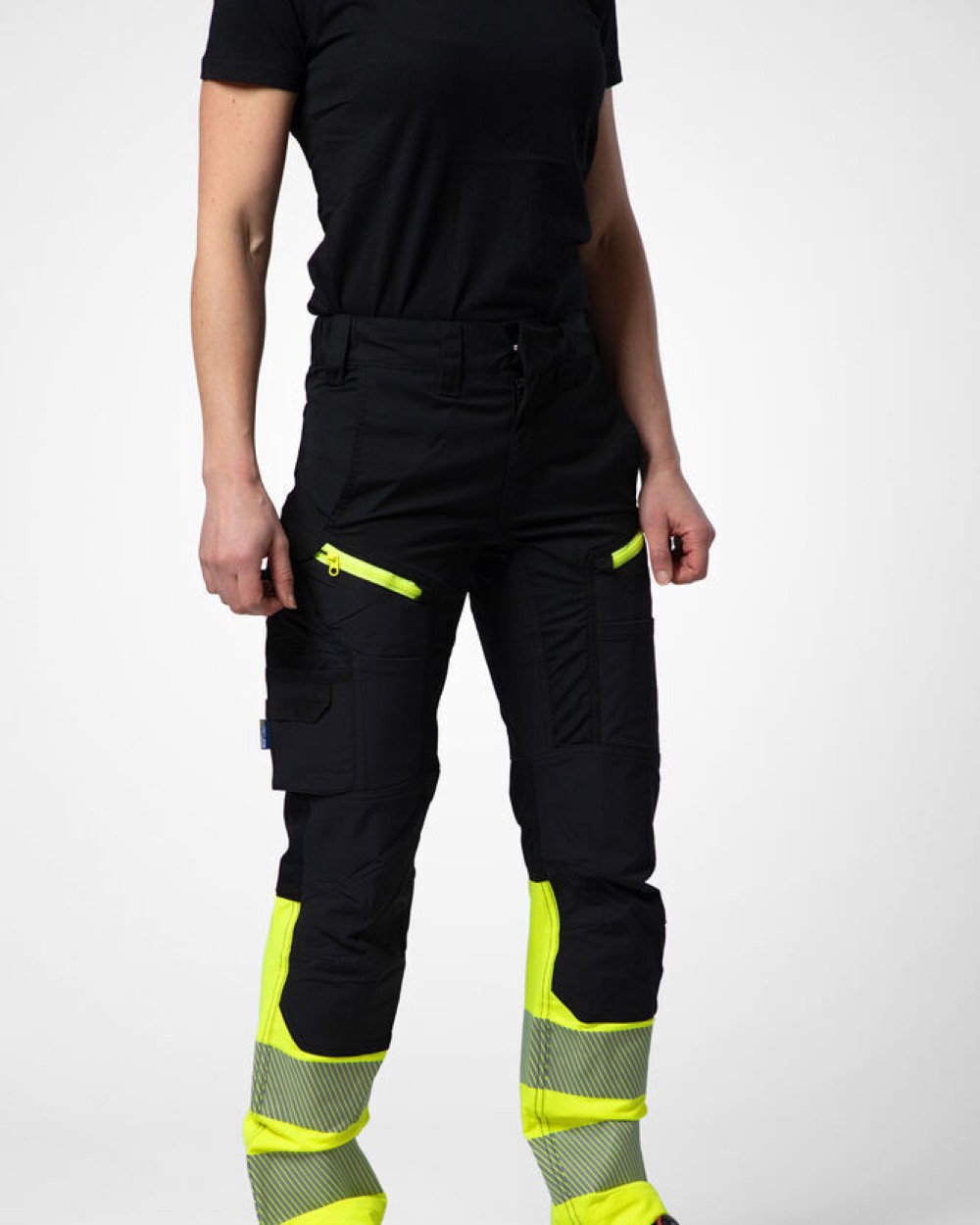 PROJOB 6538 STRETCH SERVICE HOSE DAMEN EN ISO 20471 KLASSE 1 Hosen personalisierbar