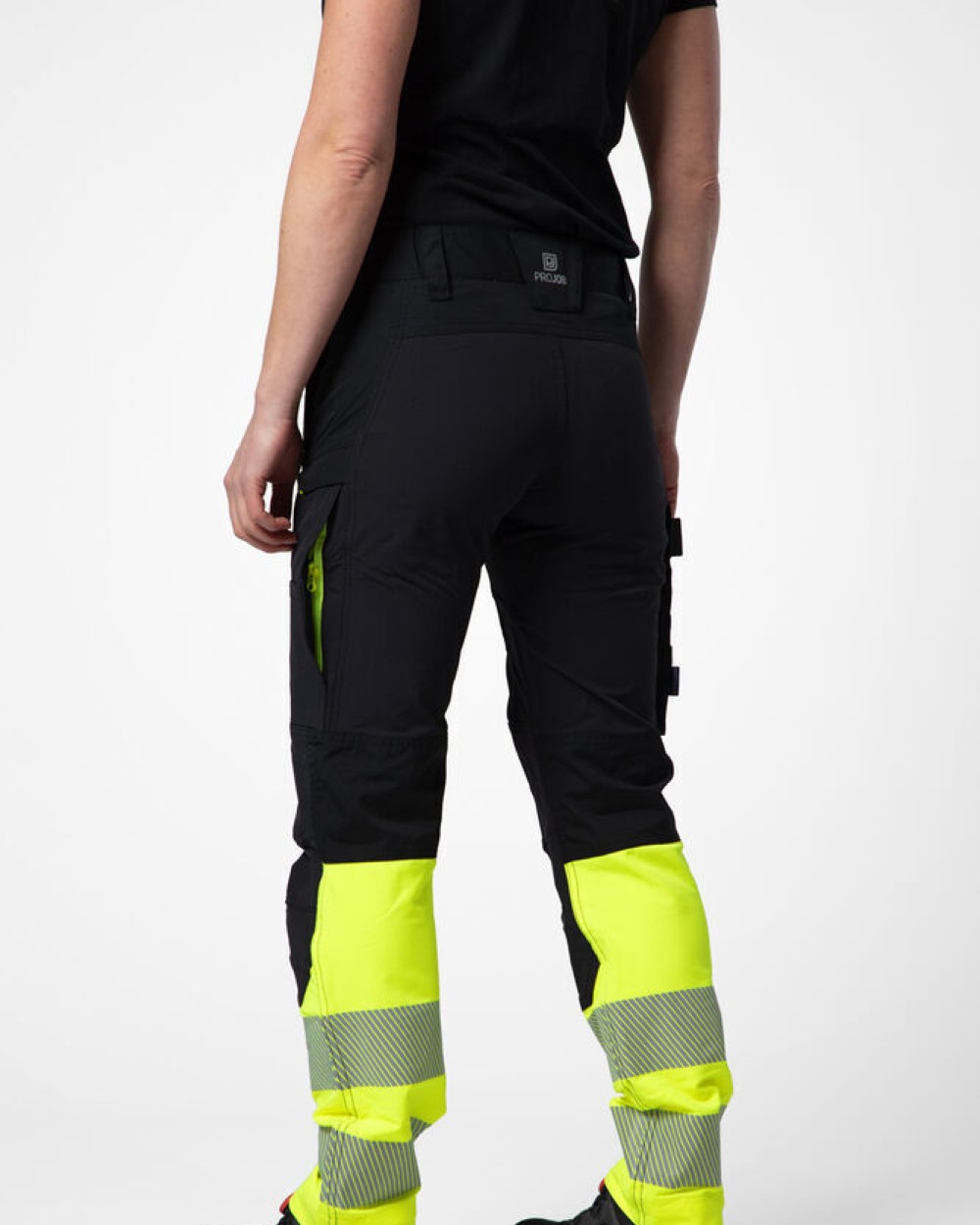 PROJOB 6538 STRETCH SERVICE HOSE DAMEN EN ISO 20471 KLASSE 1 Hosen personalisierbar