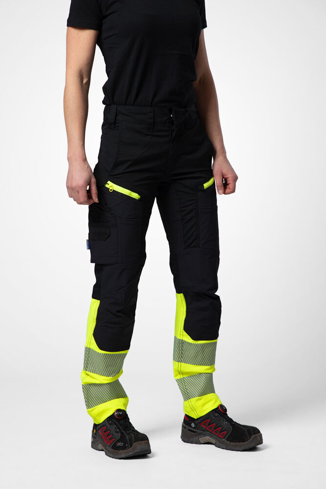 Pantalons personnalisable PROJOB 6538 PANTALON DE SERVICE STRETCH FEMME EN ISO 20471 CLASSE 1