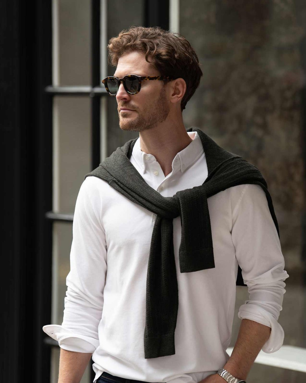 NIMBUS Carlington deluxe long sleeve polo Poloshirts personalisierbar