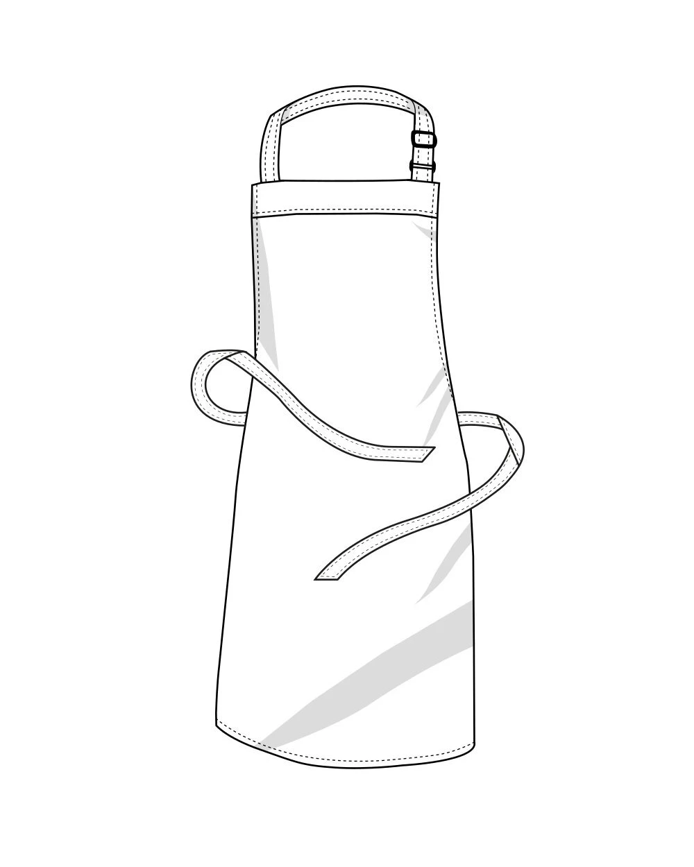 Schorten LINK KITCHENWEAR Barbecue Apron adjustable voor bedrukking &amp; borduring