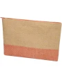 Sacs & Bagagerie personnalisable 4DO Pochette en papier paille Rhythm avec fermeture à glissière, 3 L