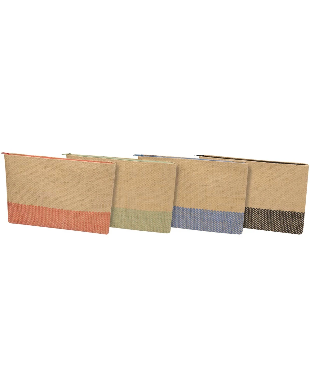 Tassen & Zakken 4DO Rhythm stro-papieren etui met ritssluiting 3L voor bedrukking &amp; borduring