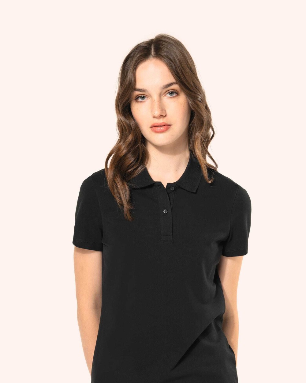 KARIBAN Supima® Damen-Polohemd mit kurzen Ärmeln Poloshirts personalisierbar