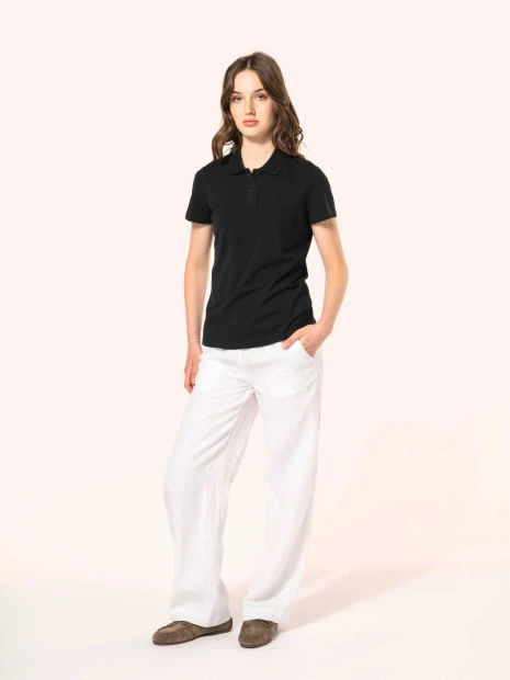 Polos à personnaliser KARIBAN Polo Supima® manches courtes femme 