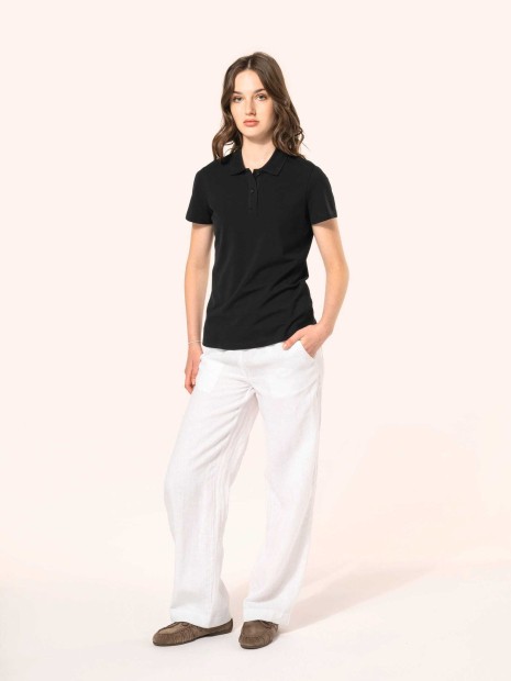 Polos à personnaliser KARIBAN Polo Supima® manches courtes femme 