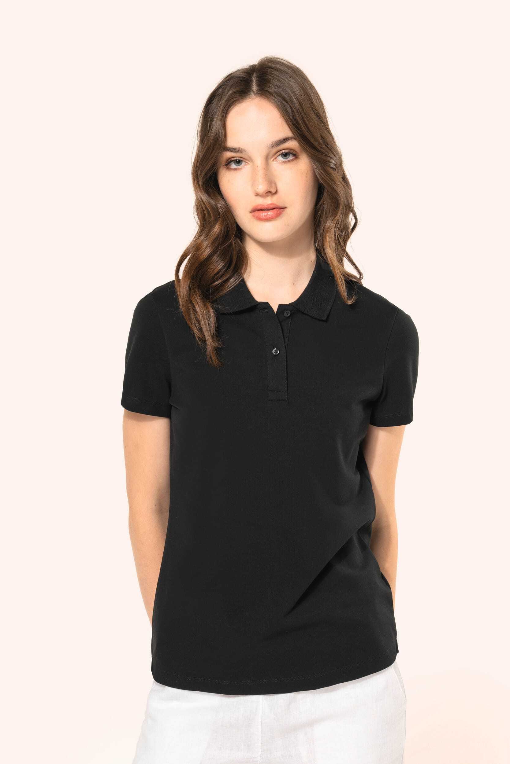 Polos personnalisable KARIBAN Polo Supima® manches courtes femme