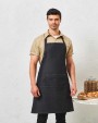 Schorten PREMIER Halterschort met bovenstuk "Denim" voor bedrukking &amp; borduring