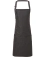 Schorten PREMIER Halterschort met bovenstuk "Denim" voor bedrukking &amp; borduring