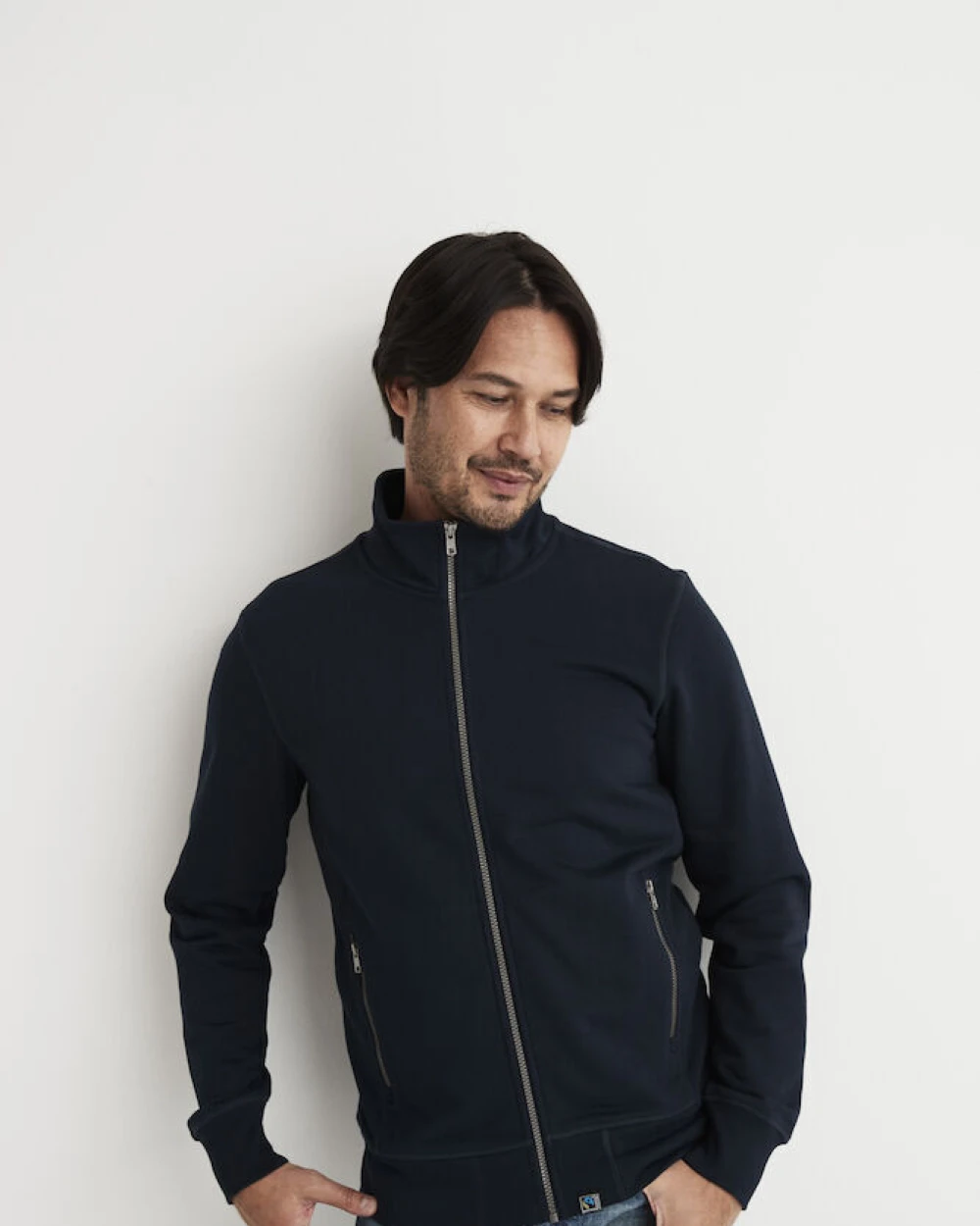 COTTOVER F. Terry FZ Collar Man Sweatshirts personalisierbar