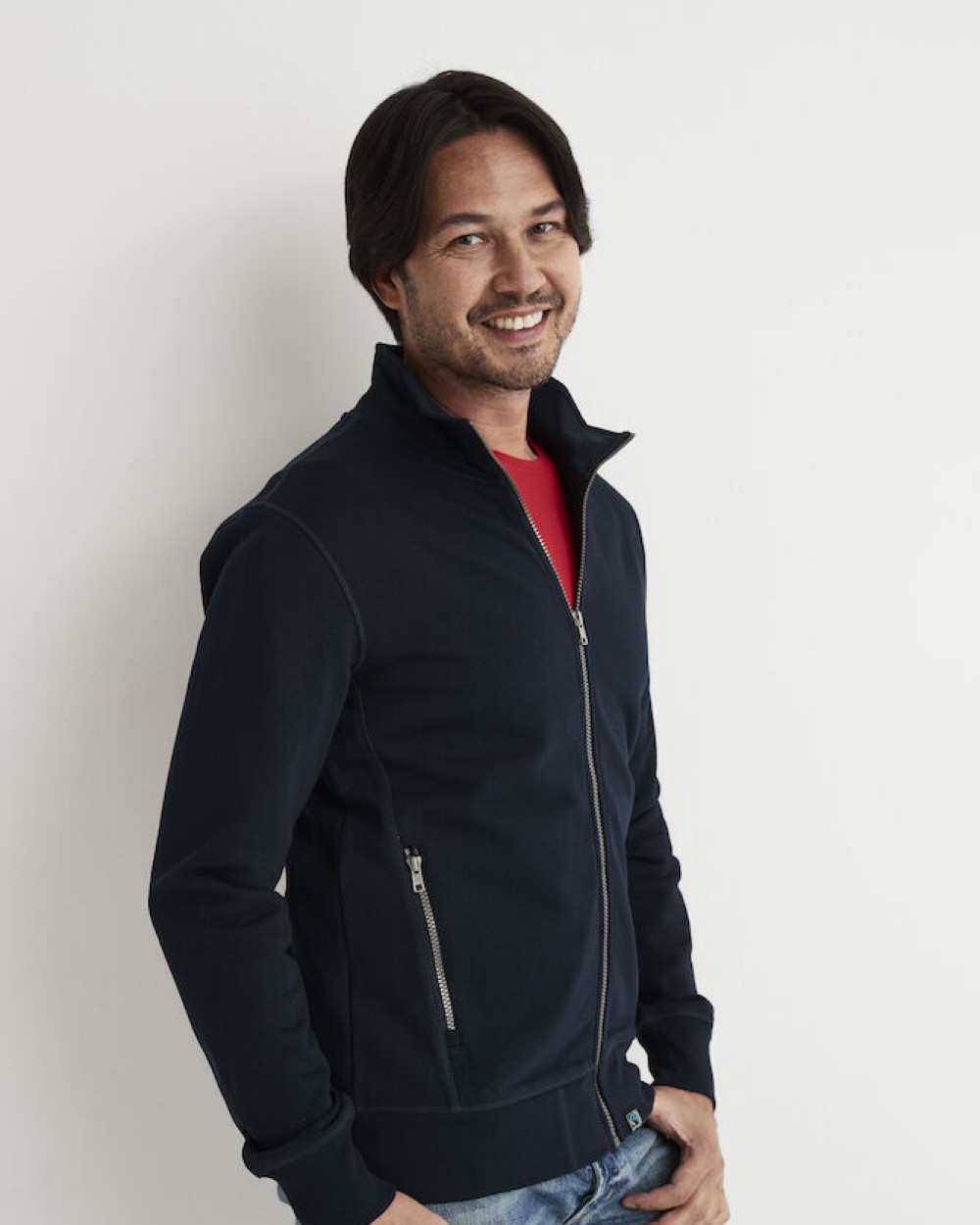 COTTOVER F. Terry FZ Collar Man Sweatshirts personalisierbar