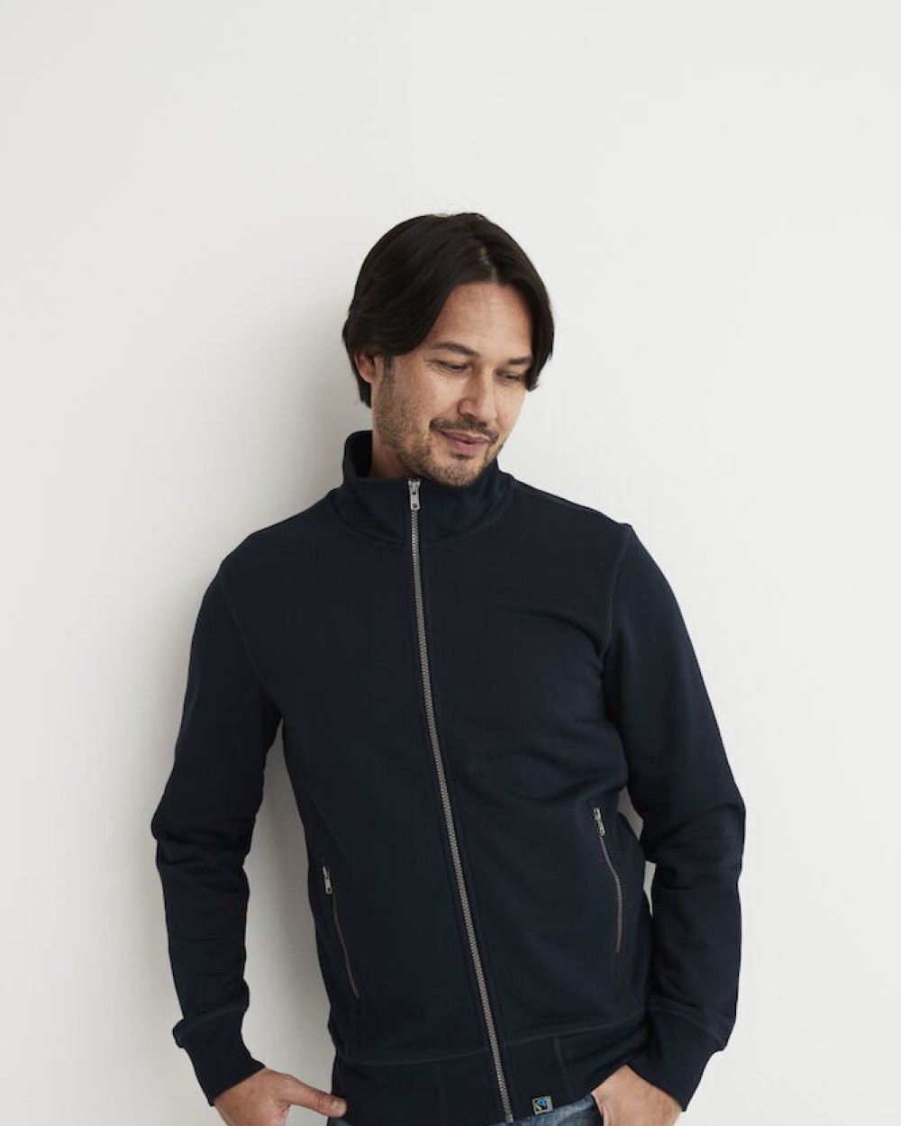 Sweaters & hoodies COTTOVER SWEATSHIRT FULL ZIP MAN - GOTS GECERTIFICEERD voor bedrukking &amp; borduring