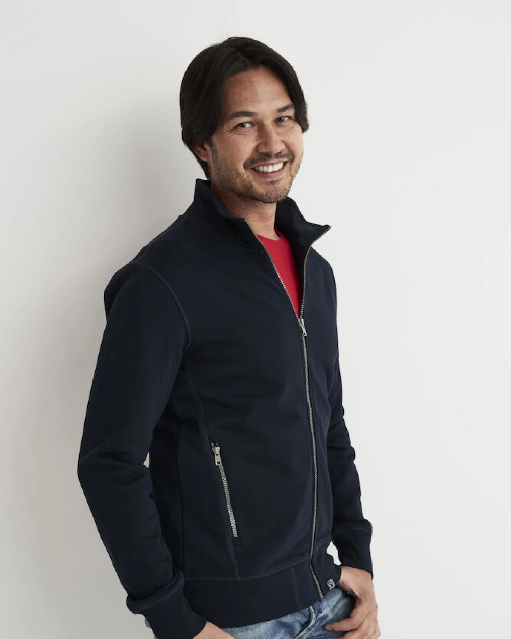 Sweaters & hoodies COTTOVER SWEATSHIRT FULL ZIP MAN - GOTS GECERTIFICEERD voor bedrukking &amp; borduring