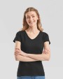 T-Shirts personnalisable FOL T-shirt femme col v Valueweight (61-398-0)
