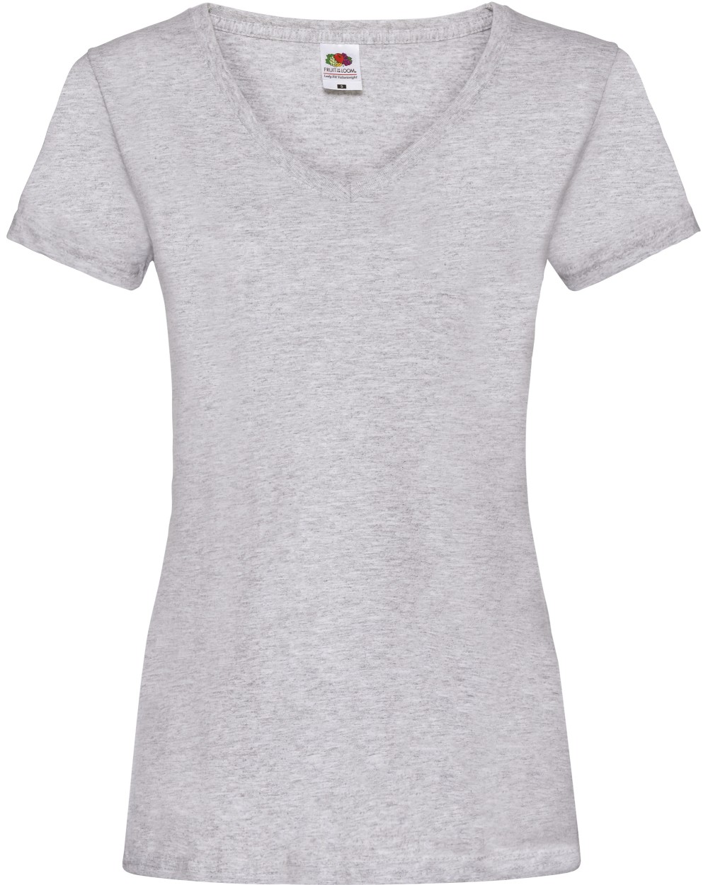 FOL Lady-fit Valueweight V-Neck T (61-398-0) T-Shirts personalisierbar