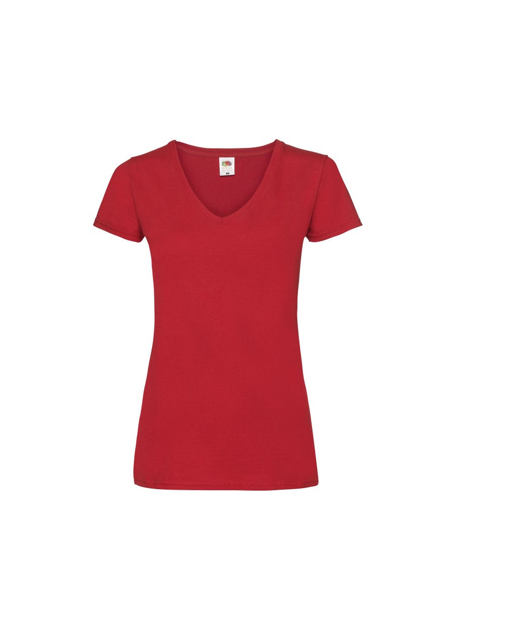 FOL Lady-fit Valueweight V-Neck T (61-398-0) T-Shirts personalisierbar