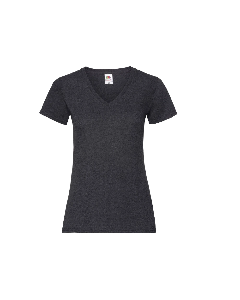 FOL Lady-fit Valueweight V-Neck T (61-398-0) T-Shirts personalisierbar