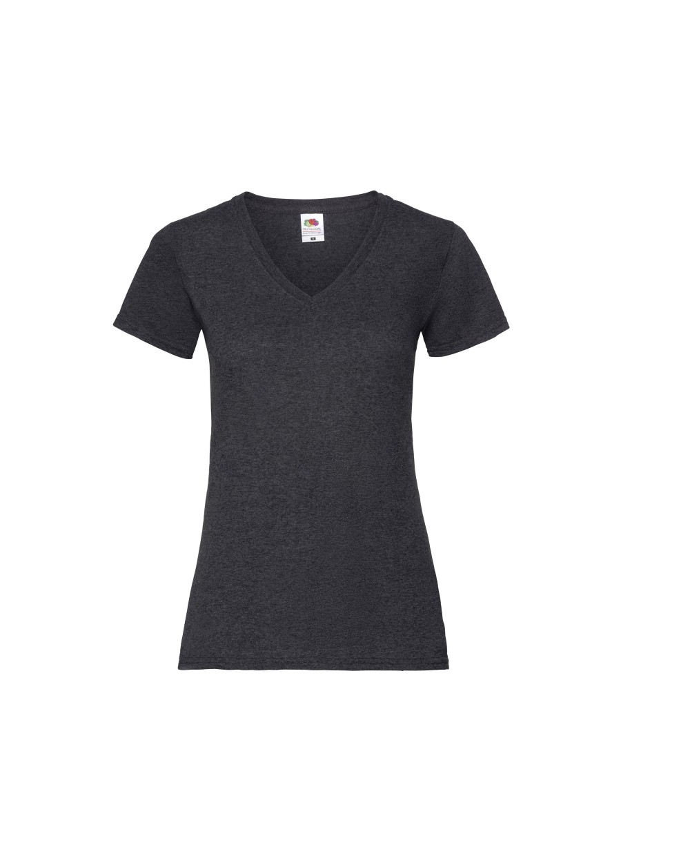 FOL Lady-fit Valueweight V-Neck T (61-398-0) T-Shirts personalisierbar