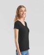 FOL Lady-fit Valueweight V-Neck T (61-398-0) T-Shirts personalisierbar