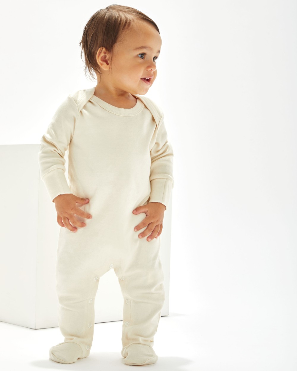 Articles bébés personnalisable BABYBUGZ BABY ENVELOPE SLEEPSUIT WITH SCRATCH MITTS